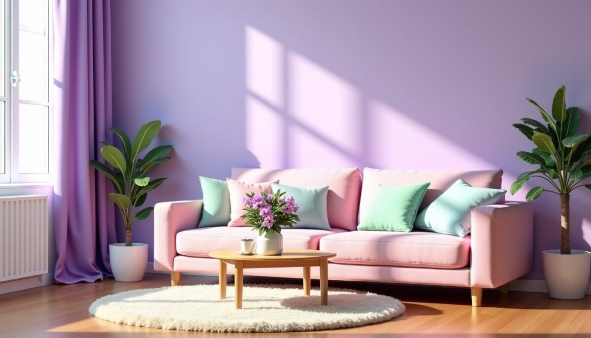 Violettes et tons pastels : comment instaurer une atmosphère douce et féerique dans votre intérieur