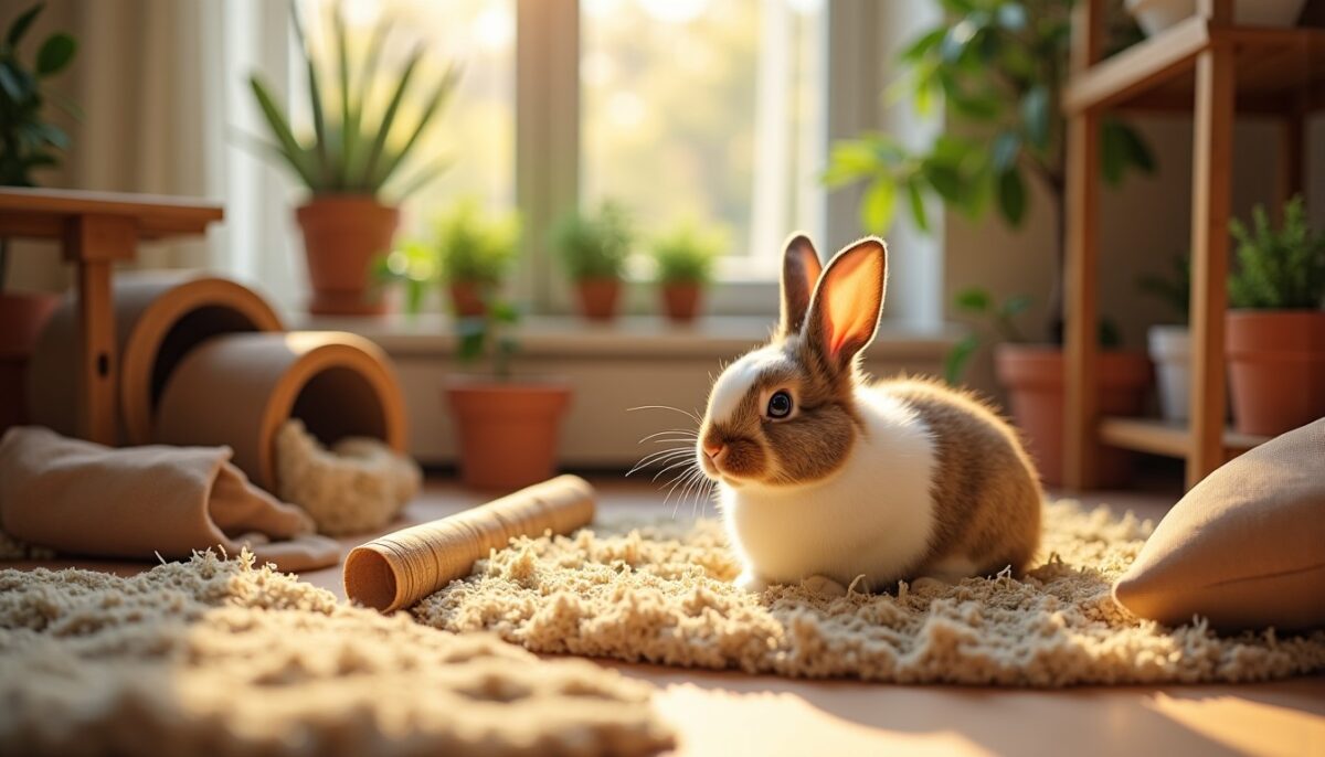 Guide pratique pour créer l'habitat parfait de votre lapin de compagnie