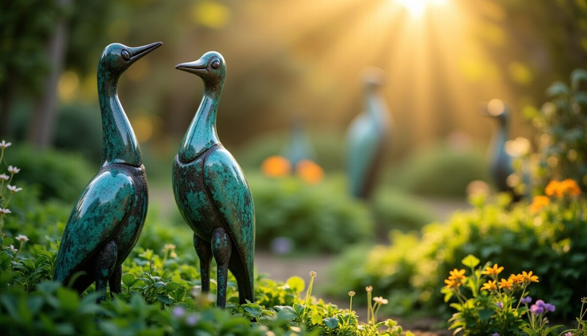 L'art de la patine au jardin : sublimer le métal pour une beauté éternelle