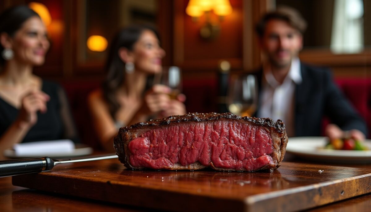 Plongez dans l'univers exceptionnel d'un steakhouse parisien